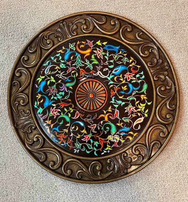 Ornamental Plate by Akbar Fanaei