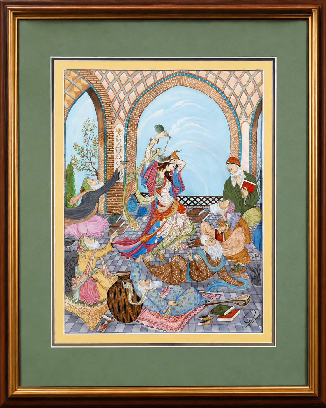Dance and Poetry Framed Artwork
